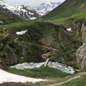 Onderweg naar Lac Blanc