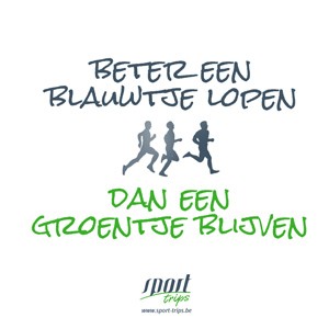 start 2 run beter een blauwtje lopen dan een groentje blijven