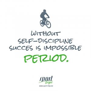 Without self-discipline succes is impossible period.
