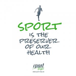 Sport is the preserver of our health