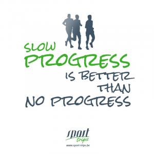 Slow progress is better than no progress