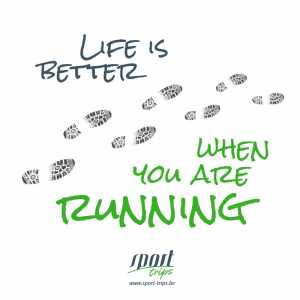 Life is better when you are running